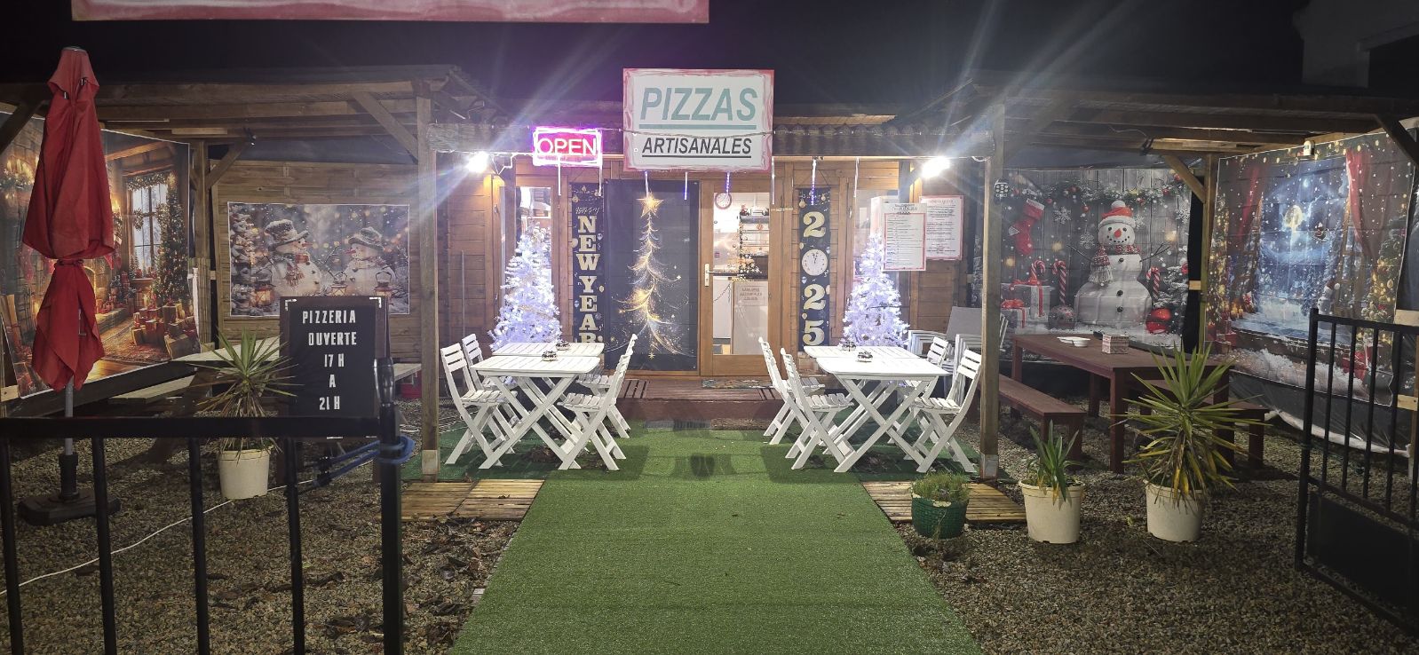 Pizzeria, Burgers, Frites, BBQ,Lasagnes, Boissons, Restaurant, A emporter, Pierre et Laëtitia Parks Finistère · Photos 9